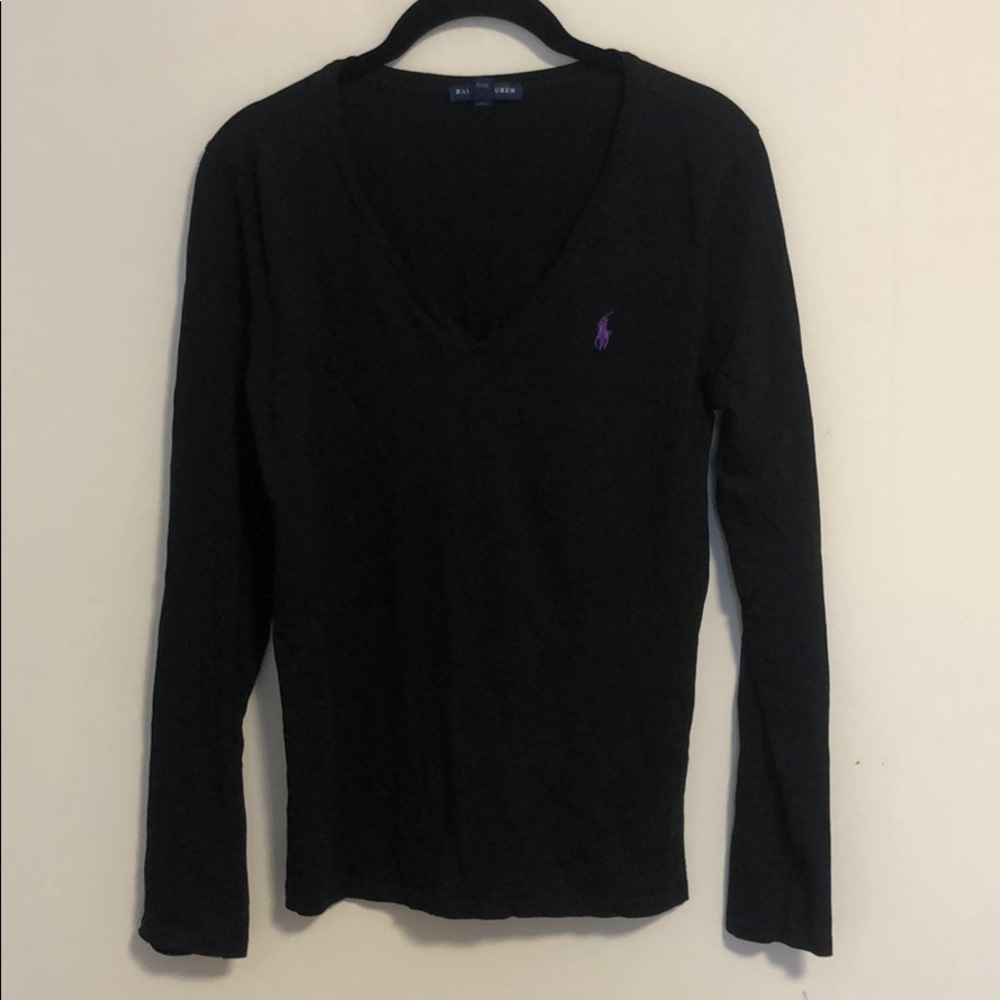 Women’s V Neck Shirt Ralph Lauren Large